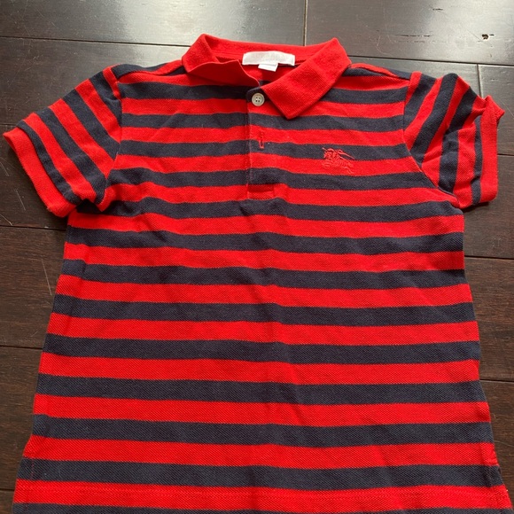 Burberry boys size 5 polo - Picture 3 of 3